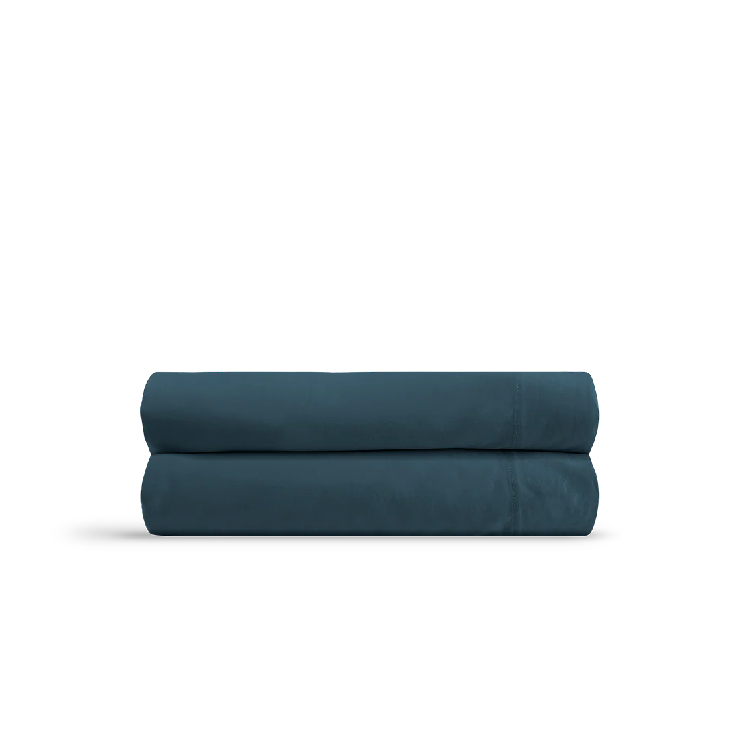 Le drap plat en satin de coton bio - Image 4