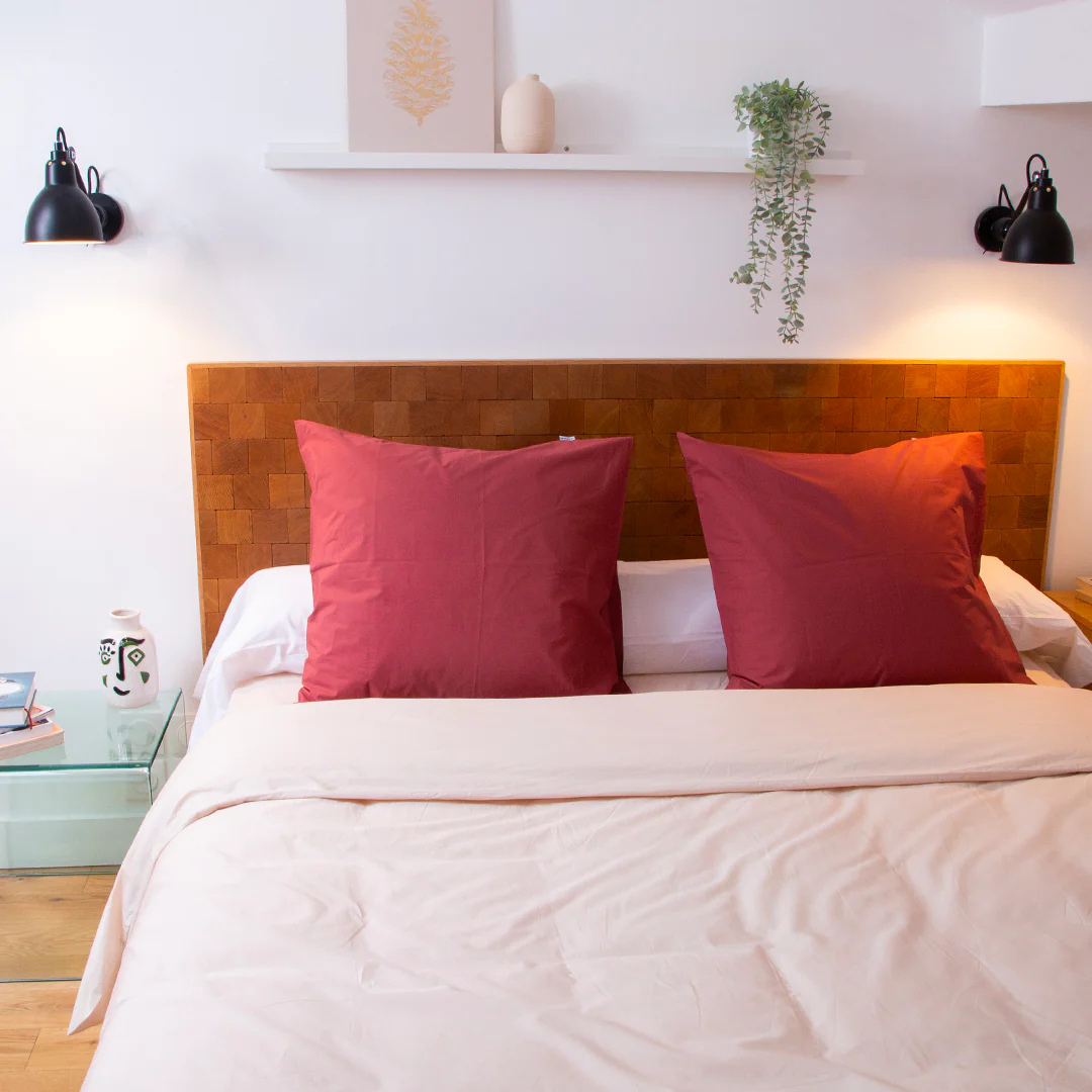 La taie de traversin en percale de coton bio - Image 22