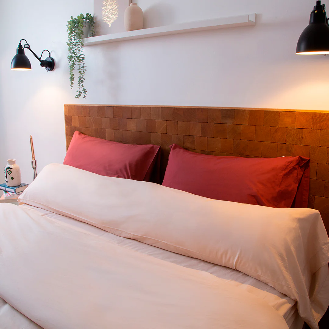 La taie de traversin en percale de coton bio - Image 24