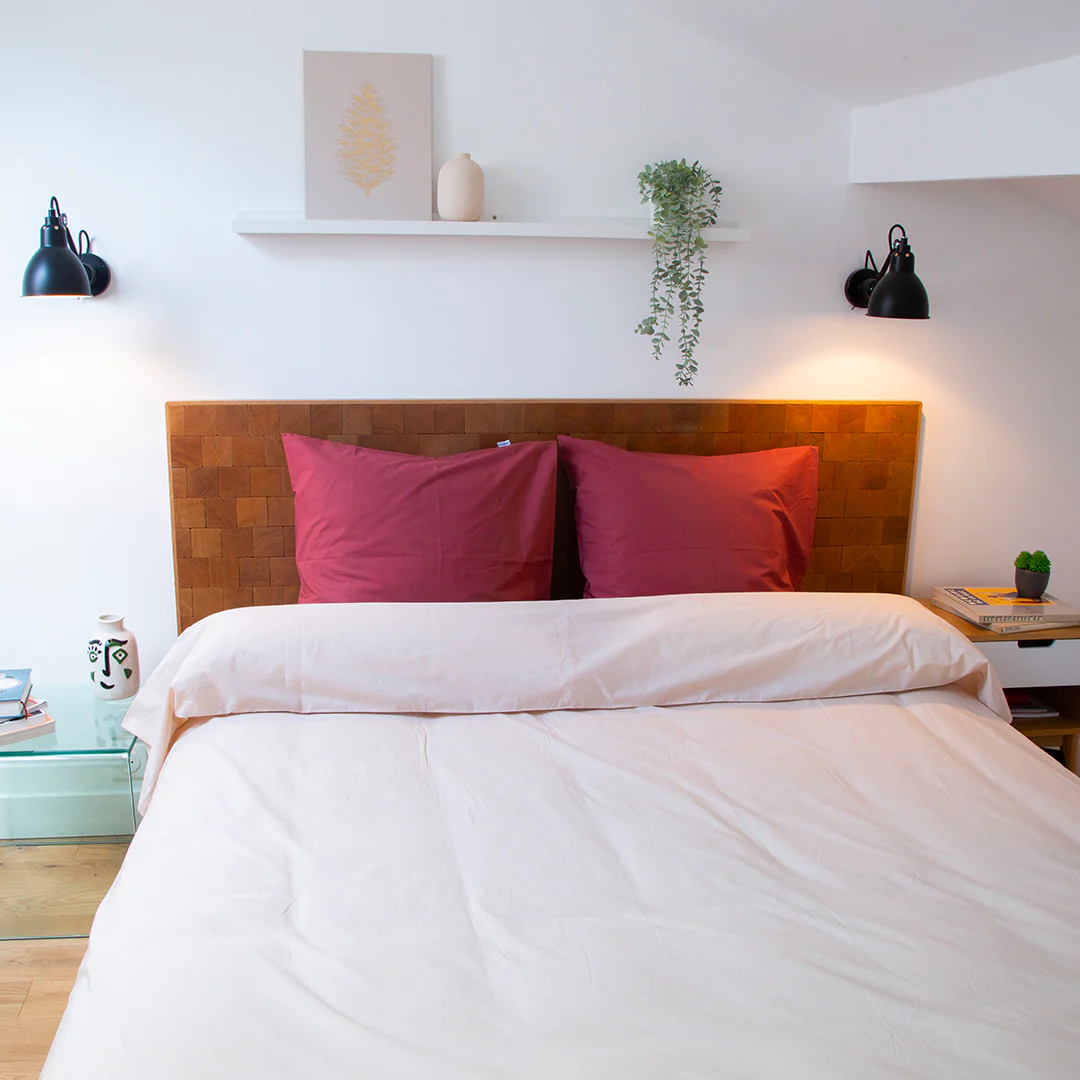 La taie de traversin en percale de coton bio - Image 25