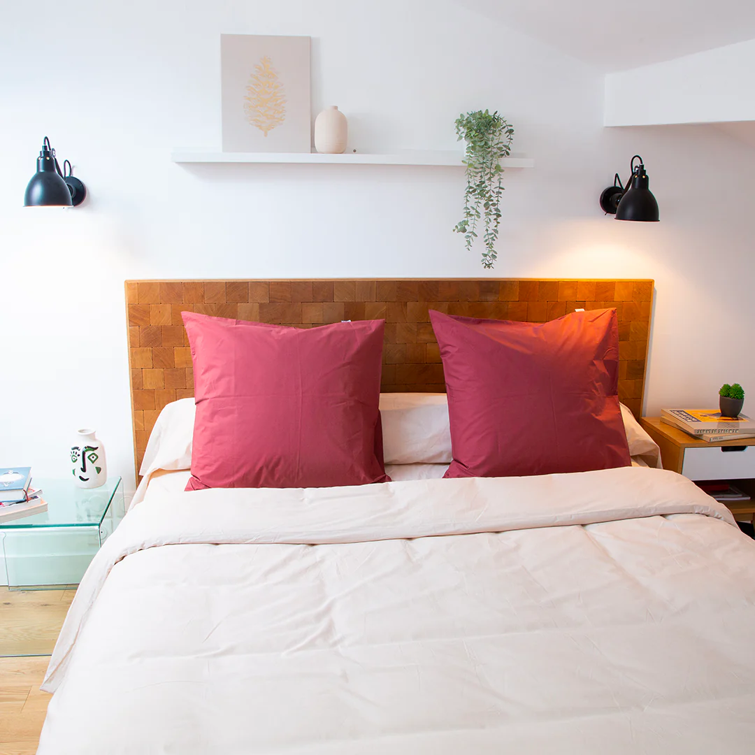 La taie de traversin en percale de coton bio - Image 26