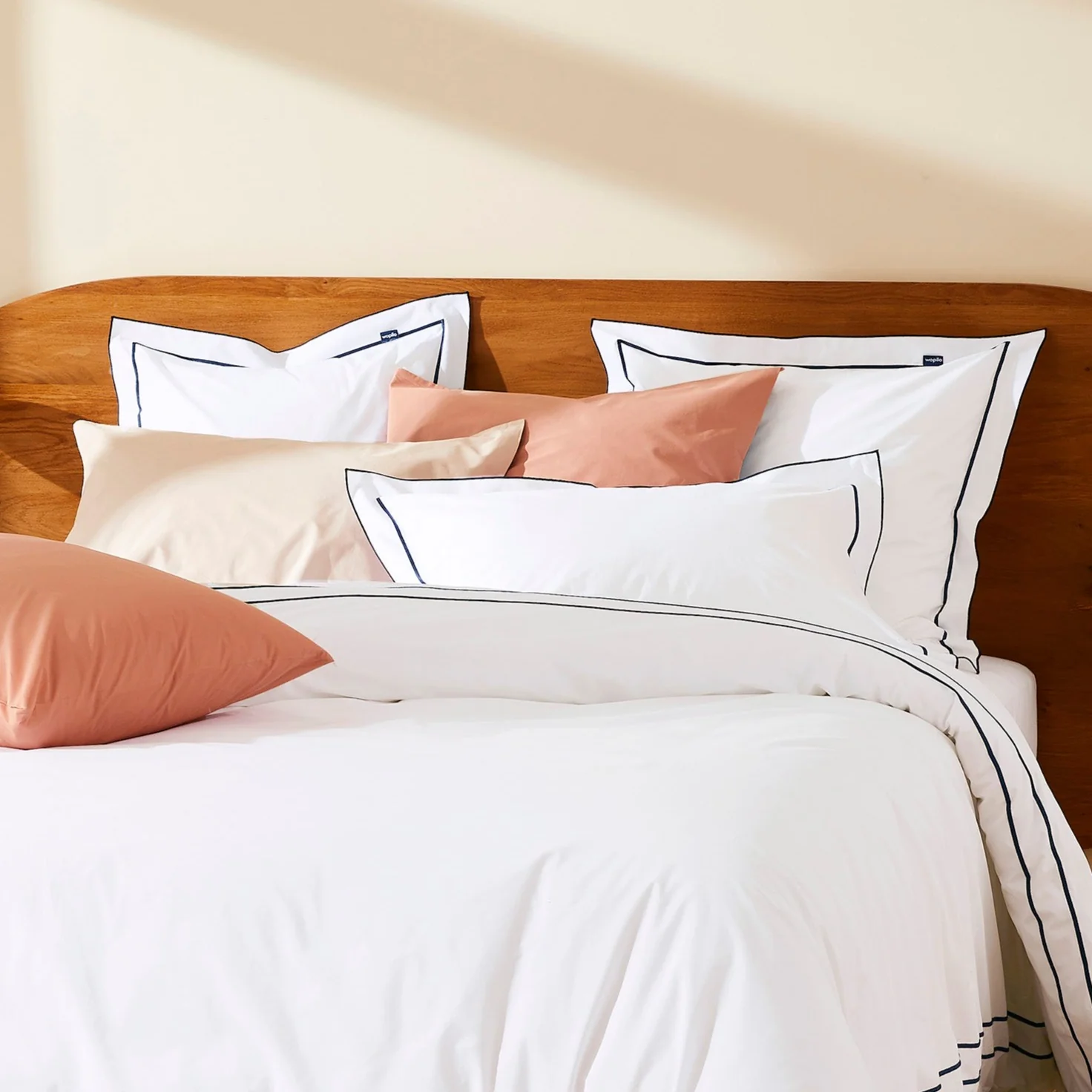 La taie d'oreiller en percale de coton bio - Image 104