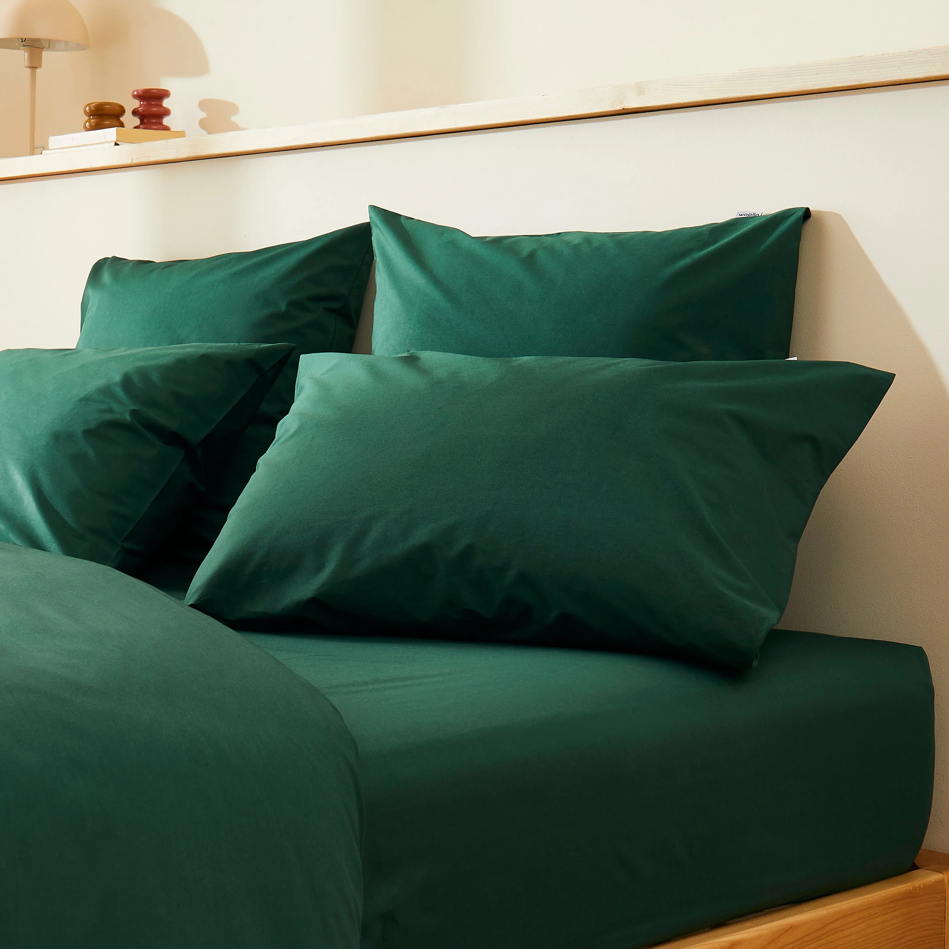 La taie d'oreiller en percale de coton bio - Image 88