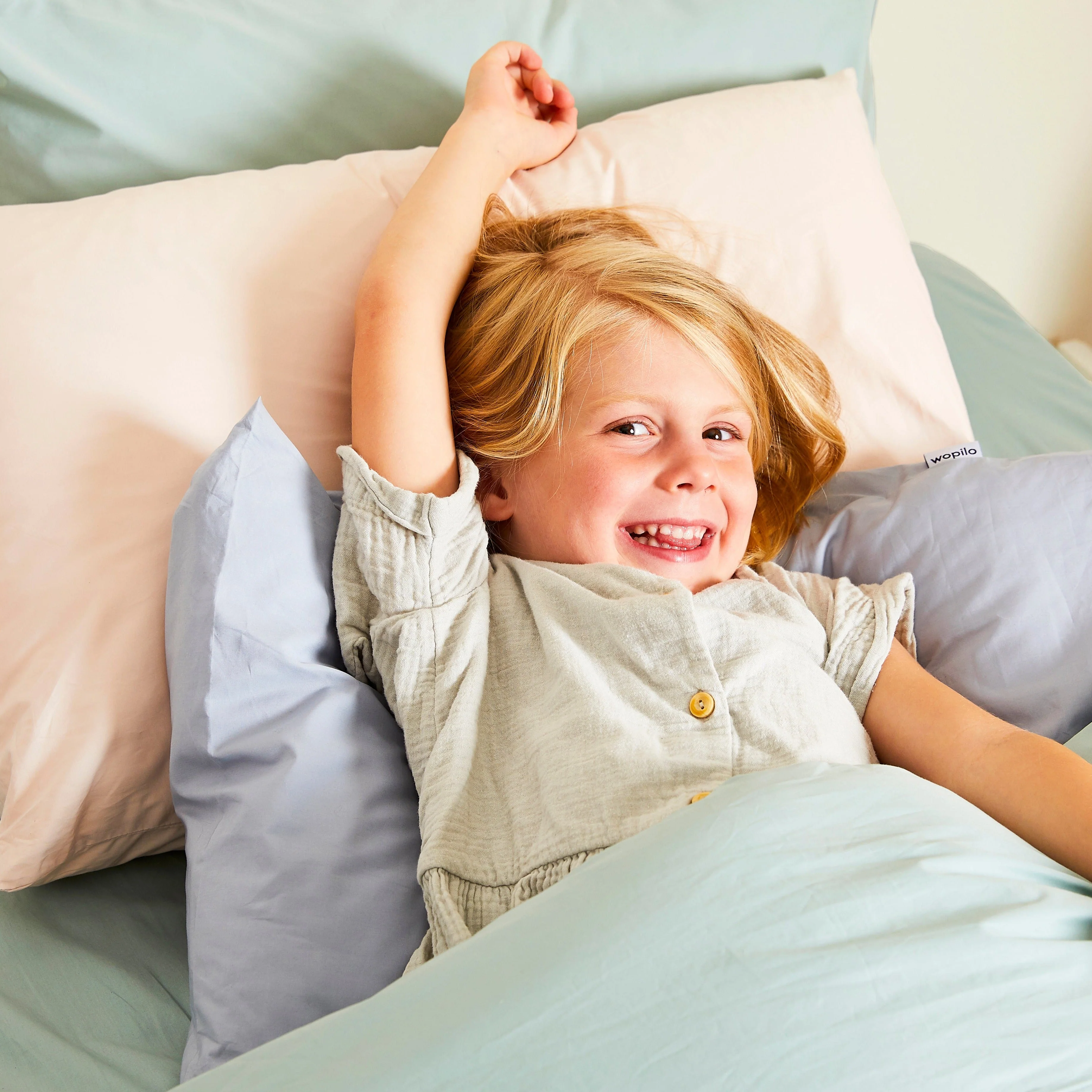 Taie d'oreiller enfant en percale de coton bio - Image 20