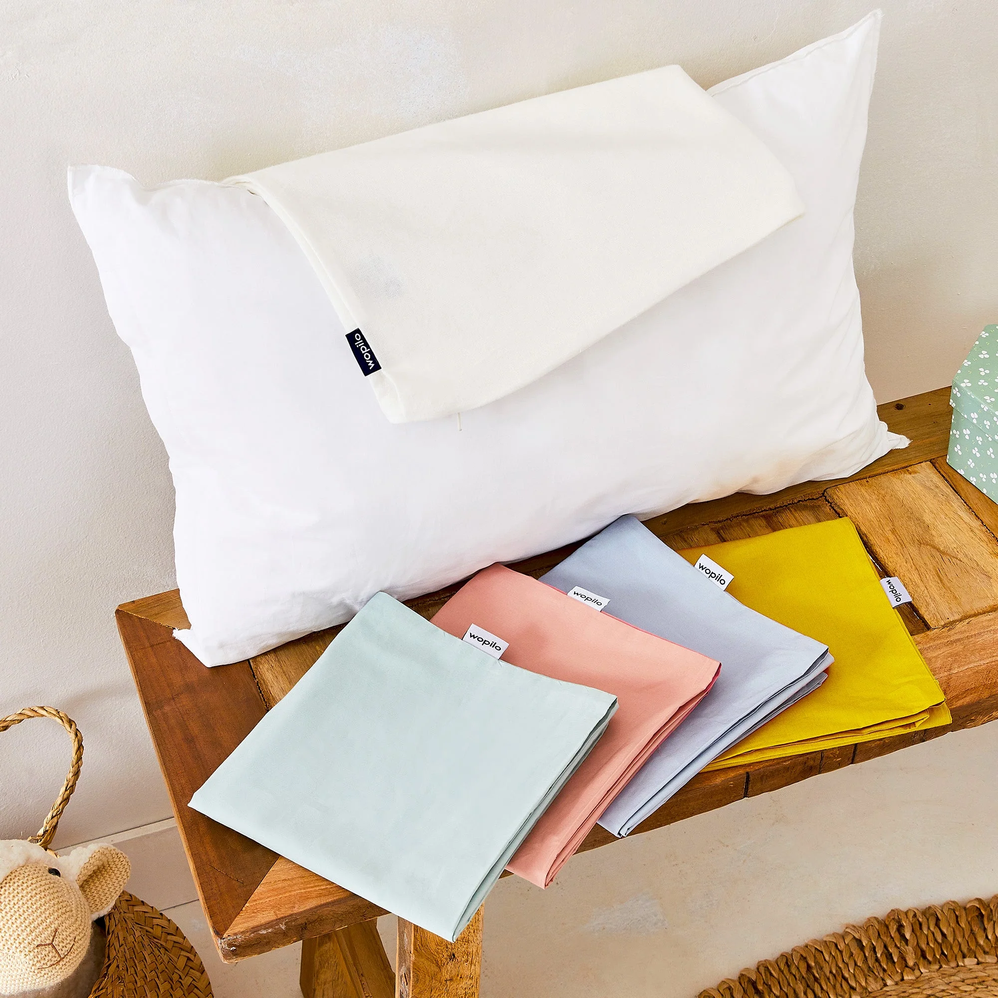 Taie d'oreiller enfant en percale de coton bio - Image 8